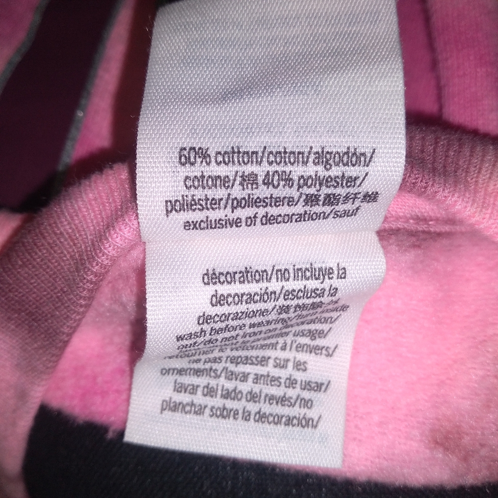 VICTORIA SECRET PINK Shine Tie-Dye Crew Neck Sweatshirt- Size M - Picture 12 of 14